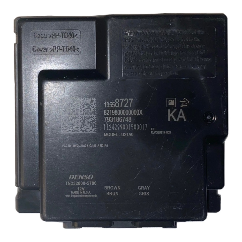 Denso 13558727 U21A0 Control Unit Central Locking Keyless Module for Chevrolet